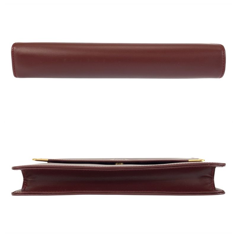 Cartier Must Clutch Leather Gold