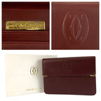 Cartier Must Clutch Leather Gold