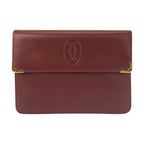 Cartier Must Clutch Leather Gold