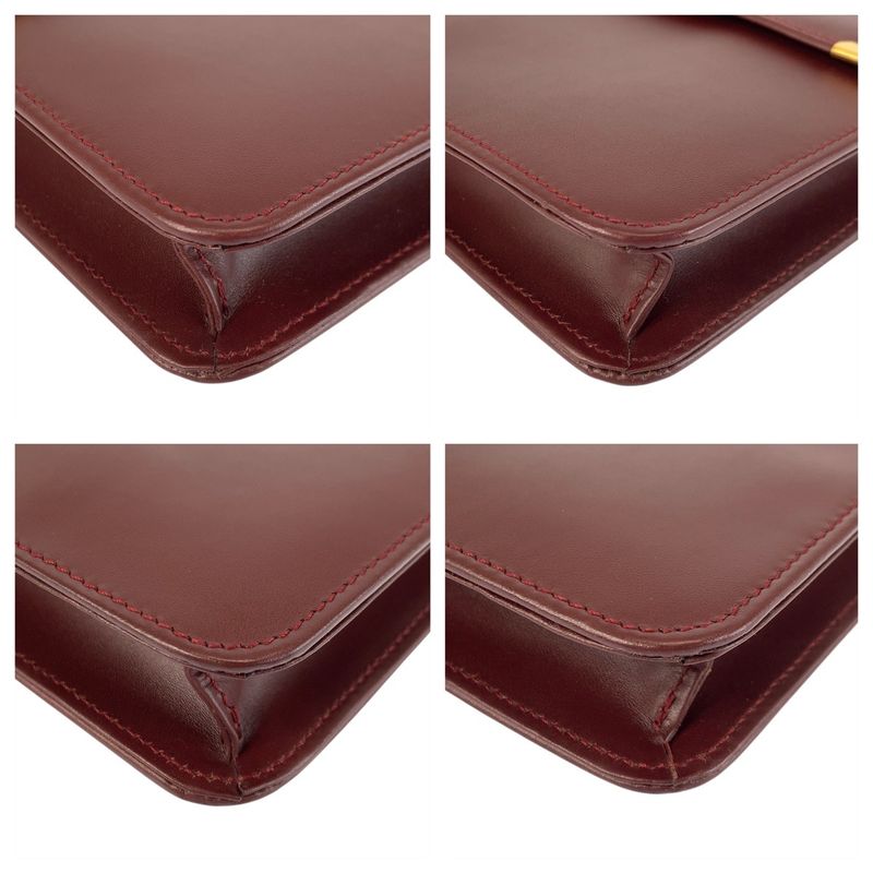 Cartier Must Clutch Leather Gold