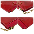 Louis Vuitton Monogram Vernis Pochette Cles Pink Coin Case Key