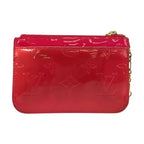 Louis Vuitton Monogram Vernis Pochette Cles Pink Coin Case Key