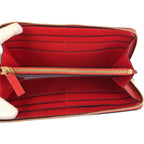 Bvlgari Serpenti Red Gold Leather DP Wallet