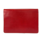 Dior Vintage CD Logo Red Gold Chain Shoulder Bag