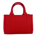 Prada 2-Way Shoulder Bag Canvas Canapa Red