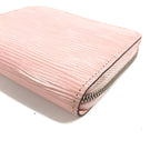 Louis Vuitton Coin Case Zippy Coin Purse M61206 Epi Leather Rose Valerine Pink