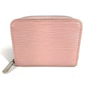 Louis Vuitton Coin Case Zippy Coin Purse M61206 Epi Leather Rose Valerine Pink