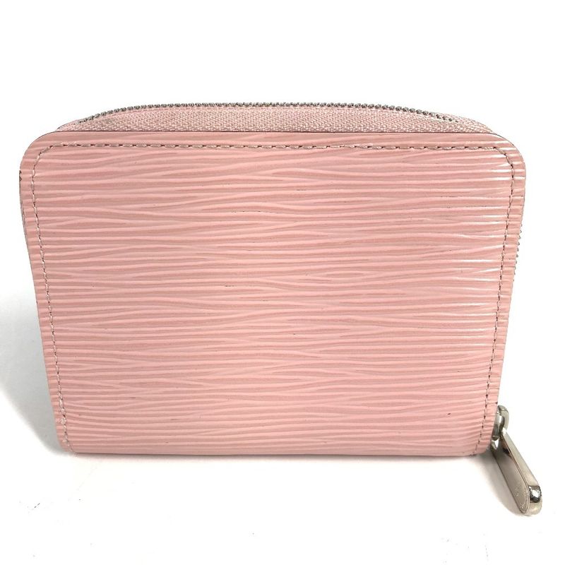 Louis Vuitton Coin Case Zippy Coin Purse M61206 Epi Leather Rose Valerine Pink