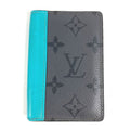 Louis Vuitton Card Case Organizer de Poche Monogram Eclipse Canvas Gray