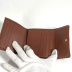 Louis Vuitton Trifold Wallet Porte Feuille Anais M60402 Monogram Canvas Brown