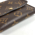 Louis Vuitton Trifold Wallet Porte Feuille Anais M60402 Monogram Canvas Brown