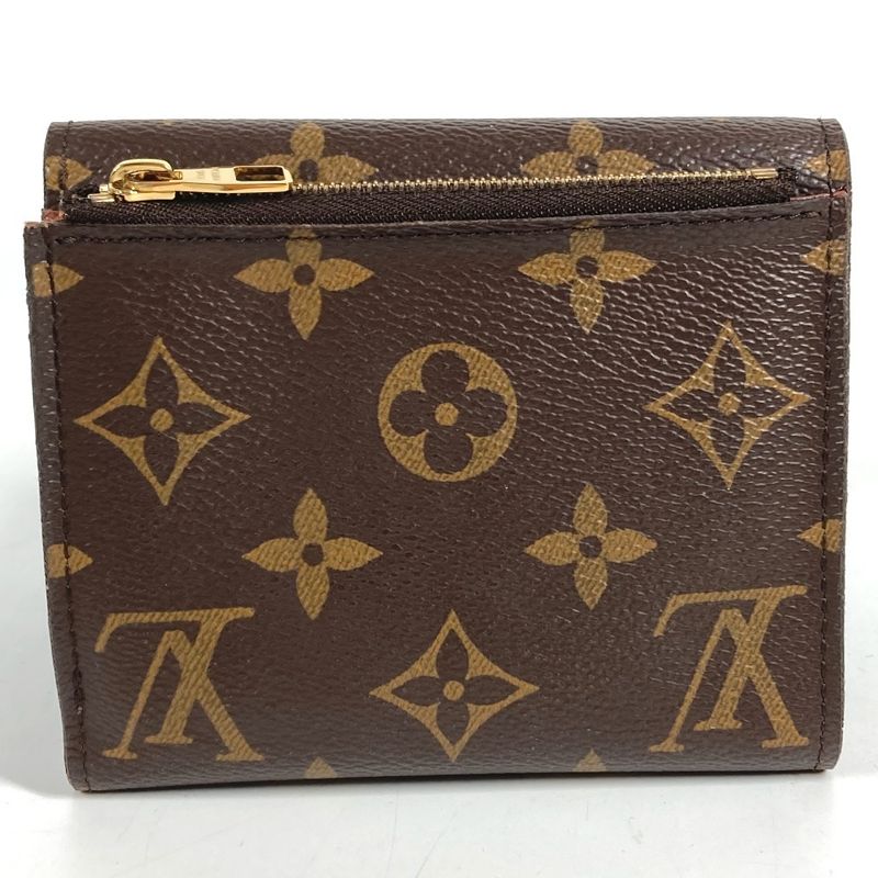 Louis Vuitton Trifold Wallet Porte Feuille Anais M60402 Monogram Canvas Brown