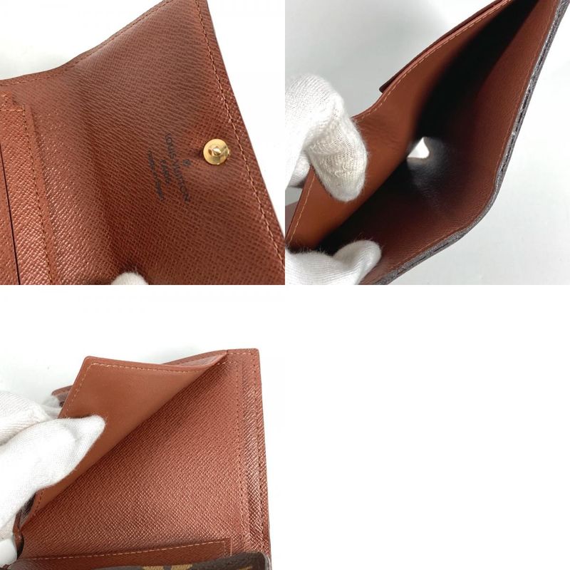 Louis Vuitton Trifold Wallet Porte Feuille Anais M60402 Monogram Canvas Brown