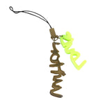 Louis Vuitton Strap Accessoire Telephonne Graffiti Plastic Yellow Shoulder Bag
