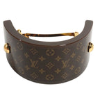 Louis Vuitton Hairpin Hair Calf Mng Resin Pony Brown Handbag