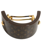 Louis Vuitton Hairpin Hair Calf Mng Resin Pony Brown Handbag