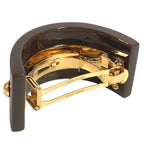 Louis Vuitton Hairpin Hair Calf Mng Resin Pony Brown Handbag