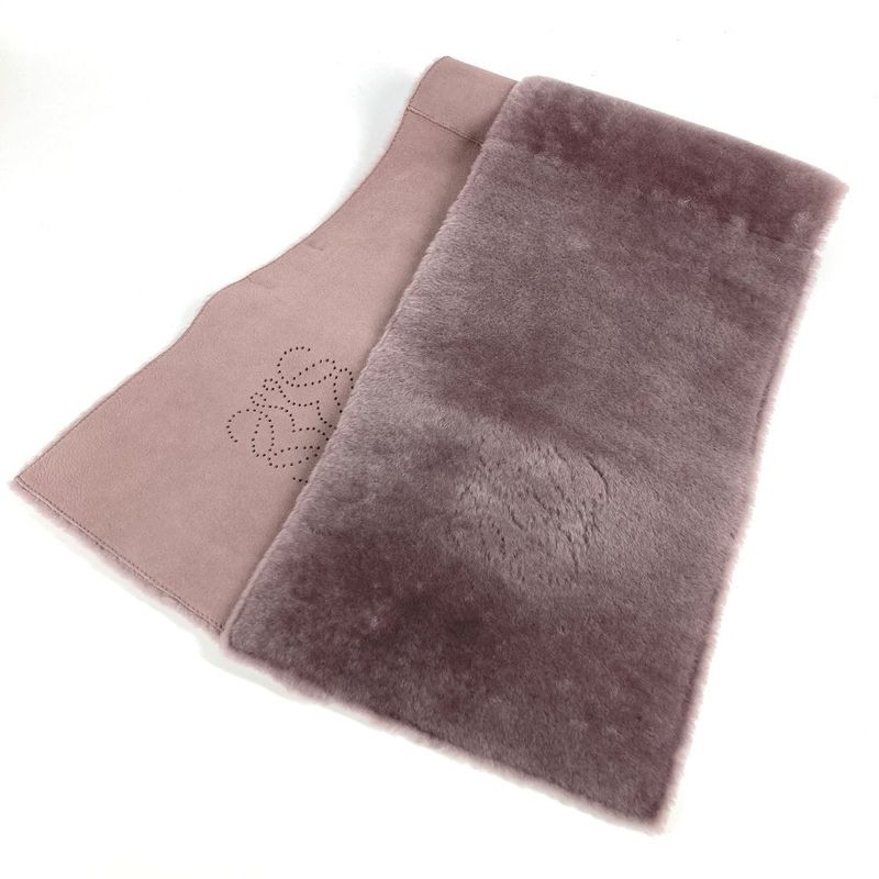 Loewe Muffler Anagram Logo Purple