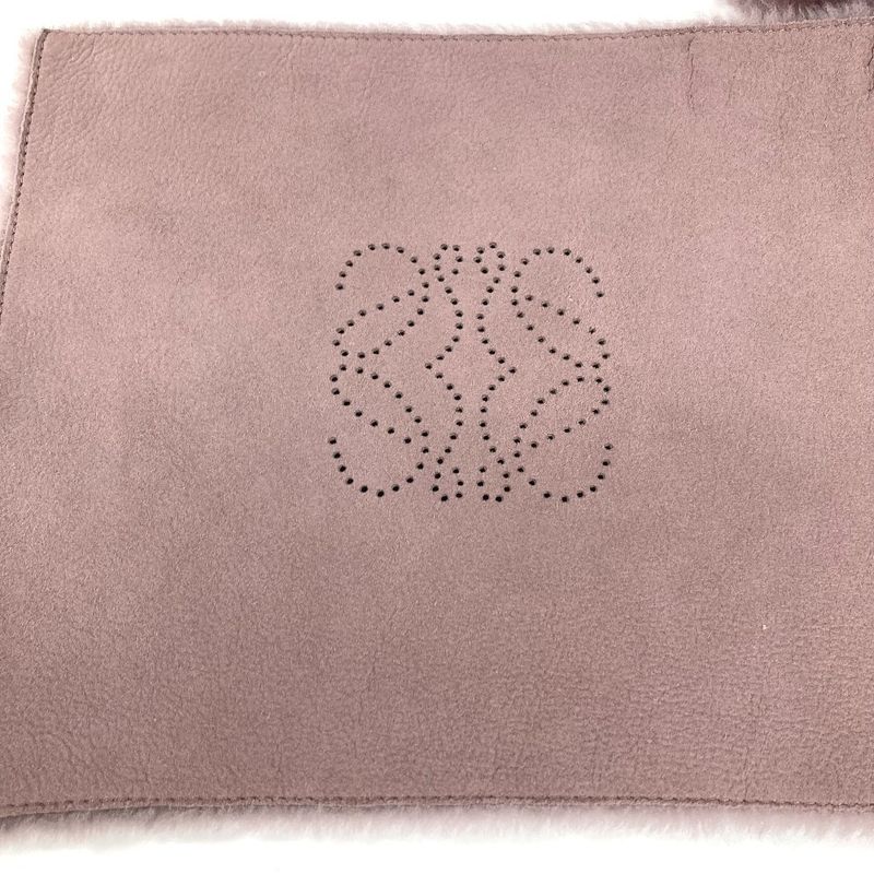 Loewe Muffler Anagram Logo Purple