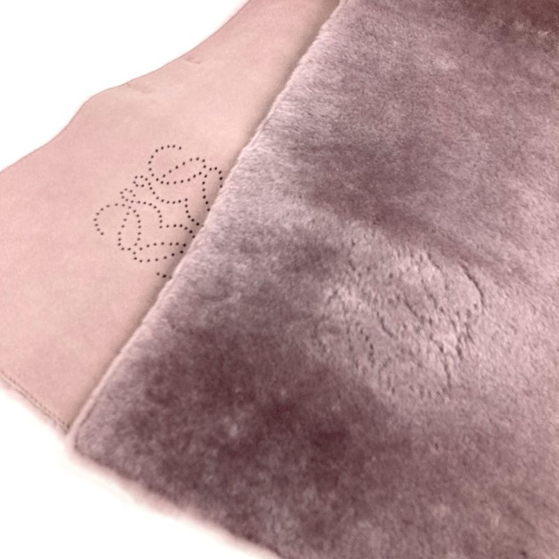 Loewe Muffler Anagram Logo Purple
