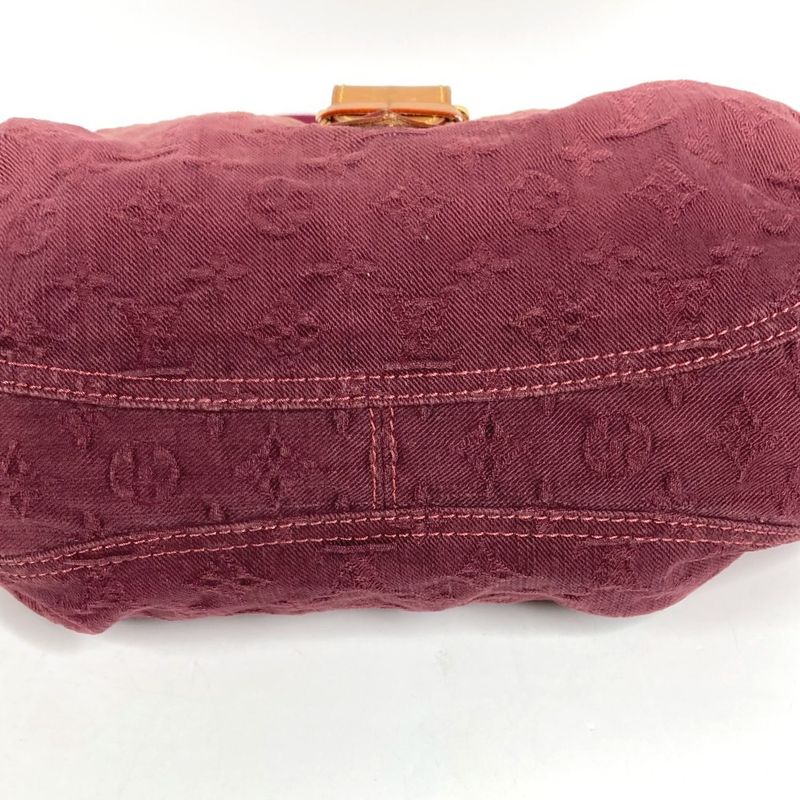 Louis Vuitton Shoulder Bag Sunray Monogram Denim Canvas Rouge Fauvist Pink