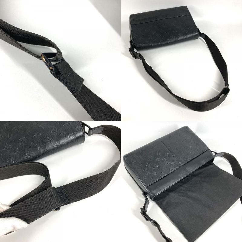 Louis Vuitton Shoulder Bag Sprinter Messenger M44729 Monogram Shadow Leather
