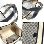 Gucci Shoulder Bag GG Logo 211134 GG Supreme Canvas Navy