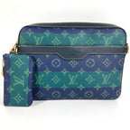 Louis Vuitton Second Trio Messenger Large Small Pouch Only Stripe Green