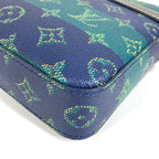 Louis Vuitton Second Trio Messenger Large Small Pouch Only Stripe Green