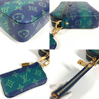 Louis Vuitton Second Trio Messenger Large Small Pouch Only Stripe Green