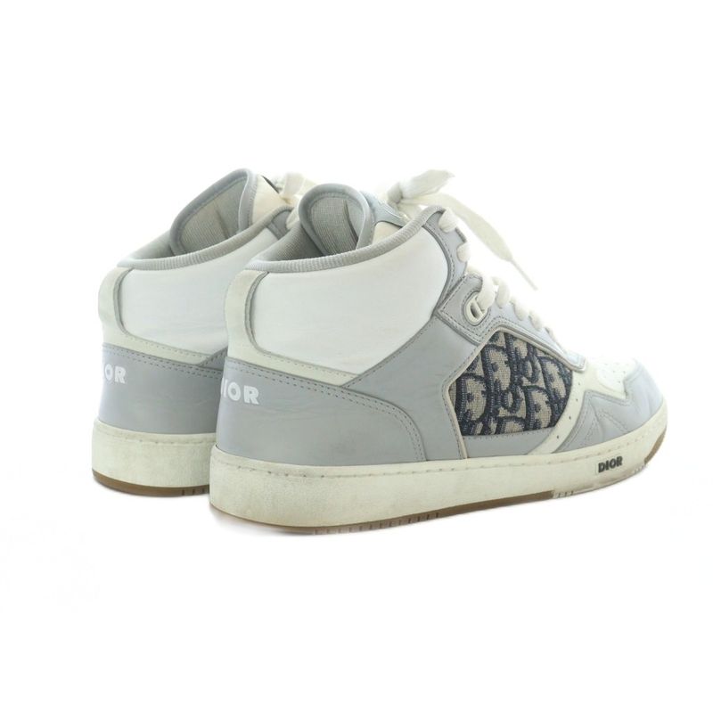 Dior Calfskin with Oblique Jacquard Oplique Sneakers 42