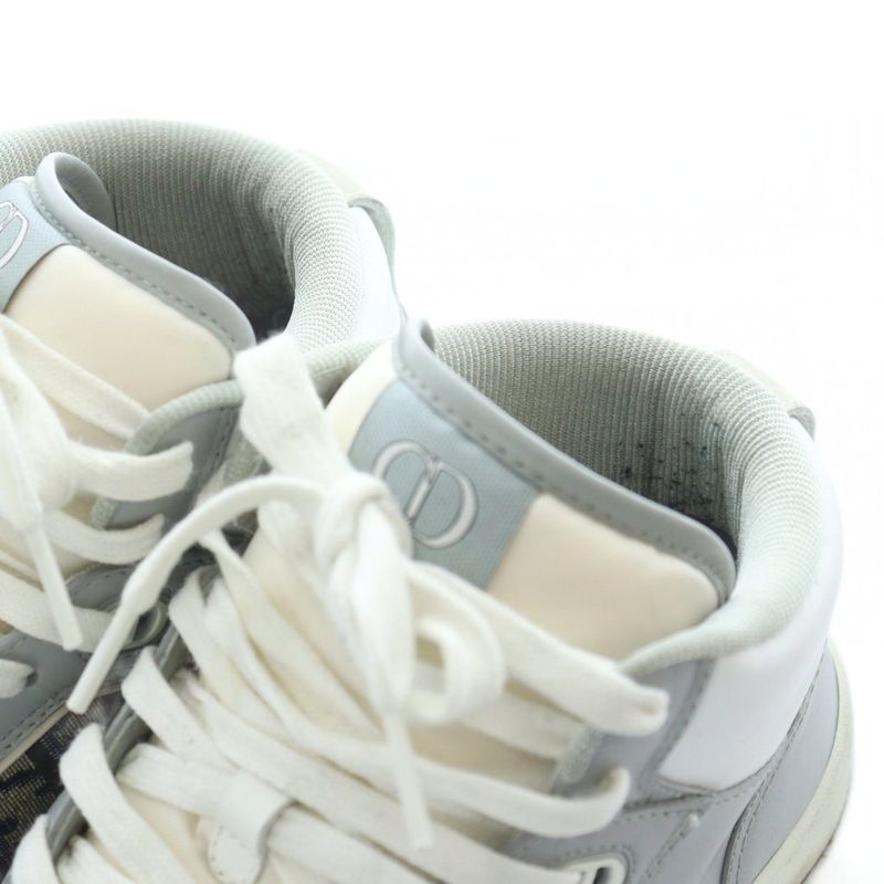 Dior Calfskin with Oblique Jacquard Oplique Sneakers 42