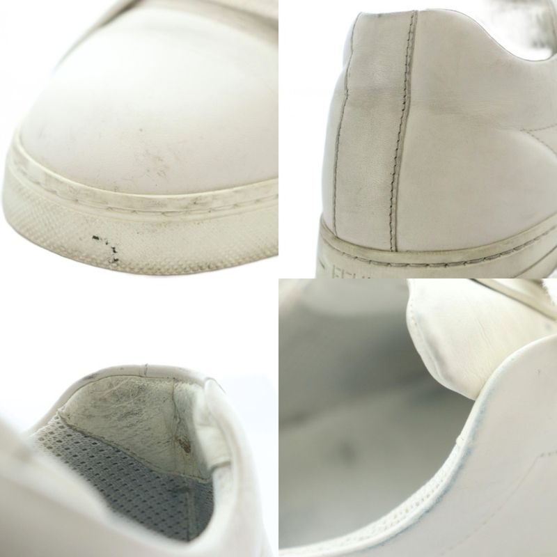 Fendi Sneakers Leather White Low Cut RI OS