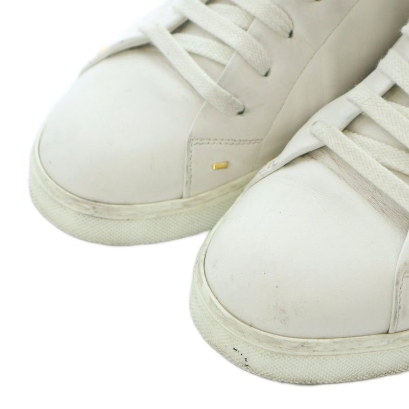 Fendi Sneakers Leather White Low Cut RI OS