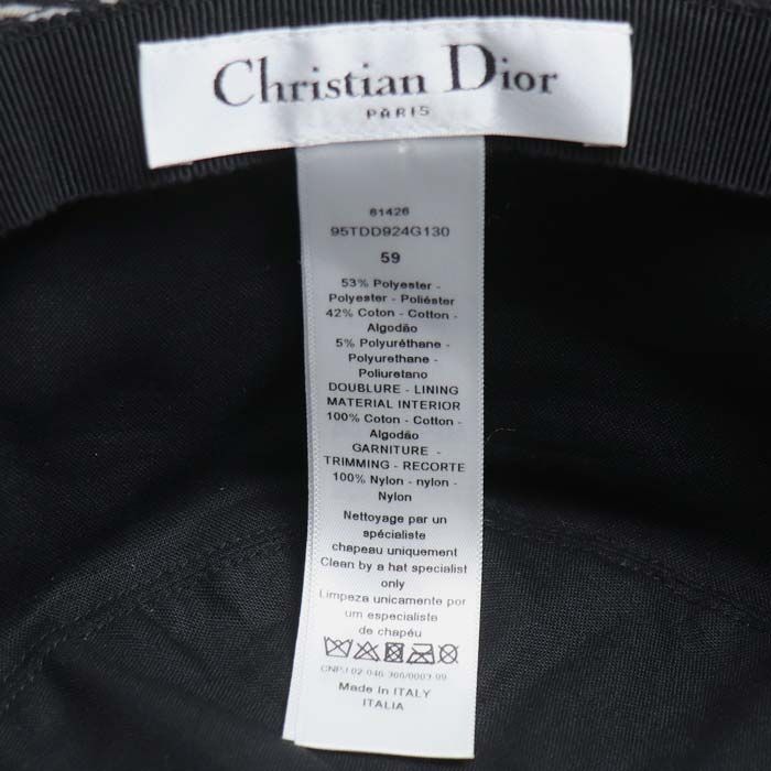 DIOR Teddy-d Bob Hat Au Bree Couture Hat Black 95tdd924g130 59 Women's Used