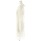 Dolce & Gabbana D&G Lace Mini Dress Long Sleeve Ivory