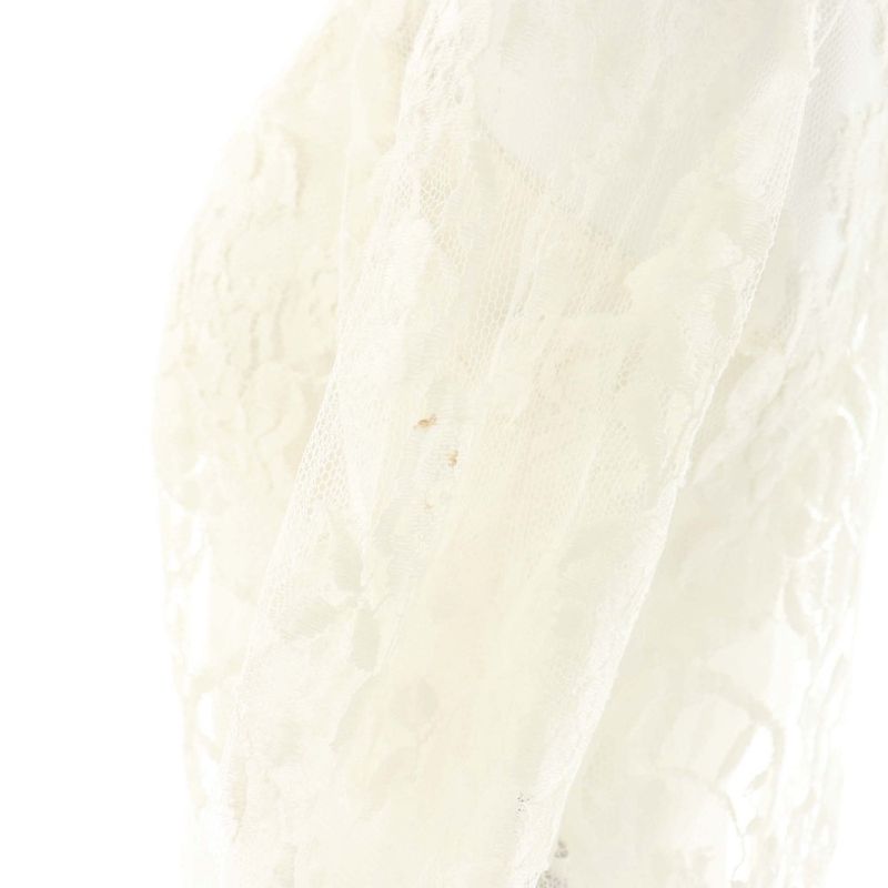 Dolce & Gabbana D&G Lace Mini Dress Long Sleeve Ivory