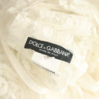 Dolce & Gabbana D&G Lace Mini Dress Long Sleeve Ivory
