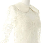 Dolce & Gabbana D&G Lace Mini Dress Long Sleeve Ivory