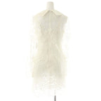 Dolce & Gabbana D&G Lace Mini Dress Long Sleeve Ivory