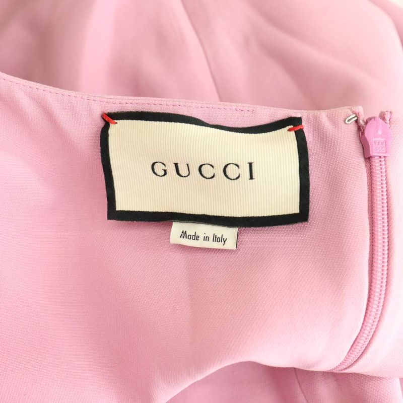 Gucci Sleeveless Dress Mini 38 Pink