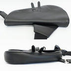 Dior Saddle Belt Bag Crossbody Black Leather