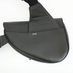 Dior Saddle Belt Bag Crossbody Black Leather