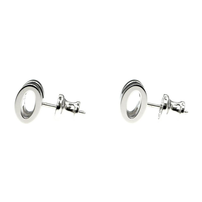 Hermes Earrings Pop Mini Pair Black Silver
