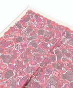 Louis Vuitton Shawl Cashmere Silk Red Brown Pink Scarf