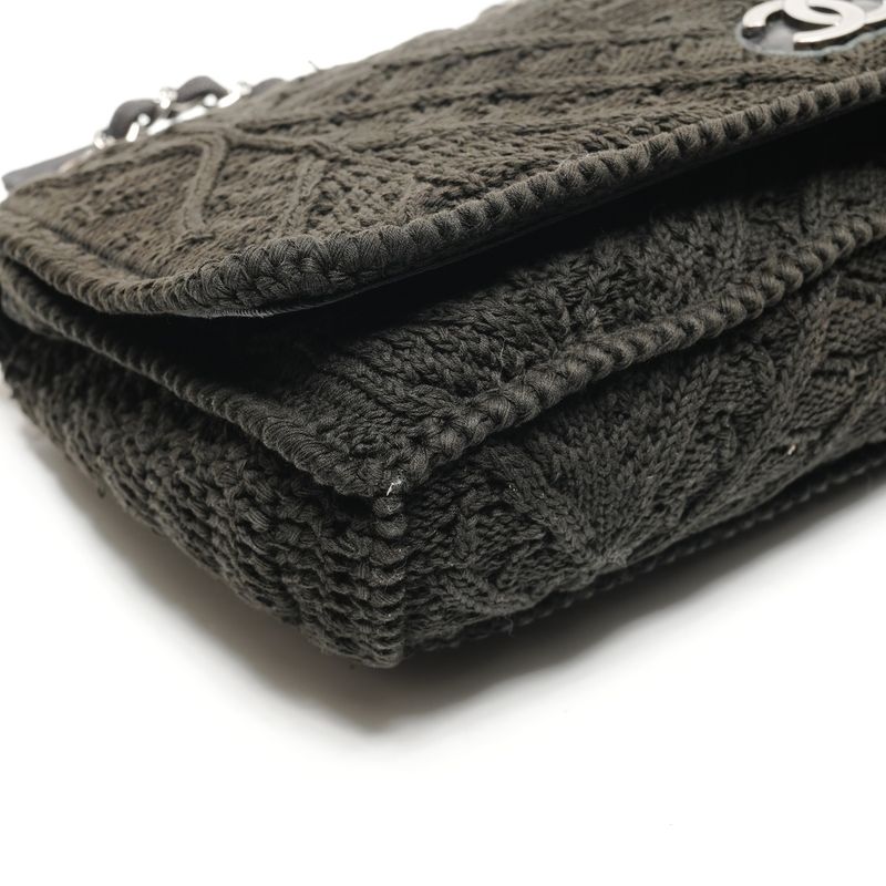 Chanel Shoulder Bag No 9 2004-2005 Knit Coco Mark