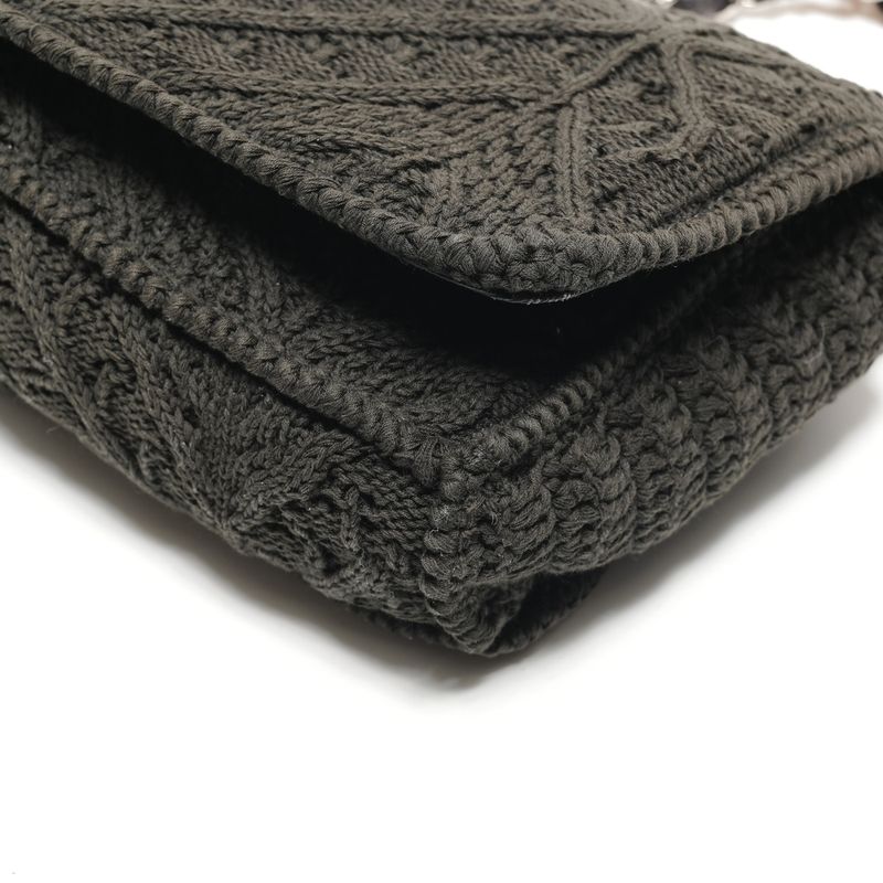 Chanel Shoulder Bag No 9 2004-2005 Knit Coco Mark