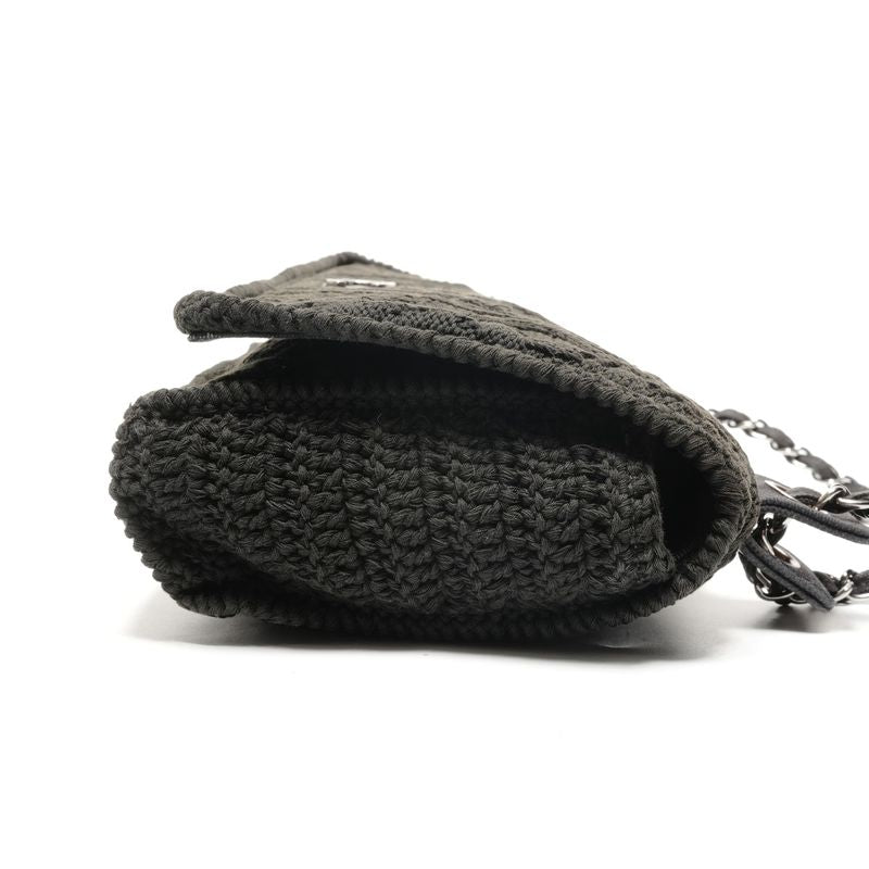 Chanel Shoulder Bag No 9 2004-2005 Knit Coco Mark