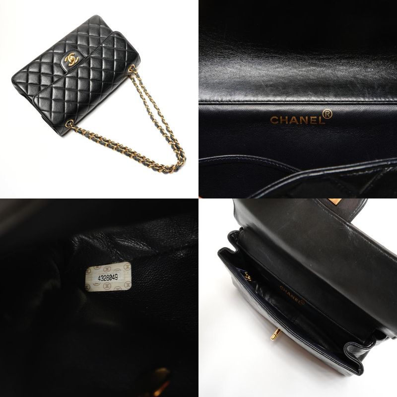 Chanel Shoulder Bag No 4 1996-1997 W Face Matelasse Lambskin