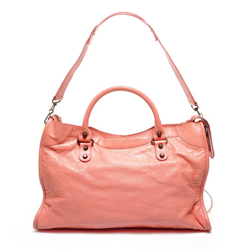 Balenciaga Shoulder Bag City 2WAY Coral Pink